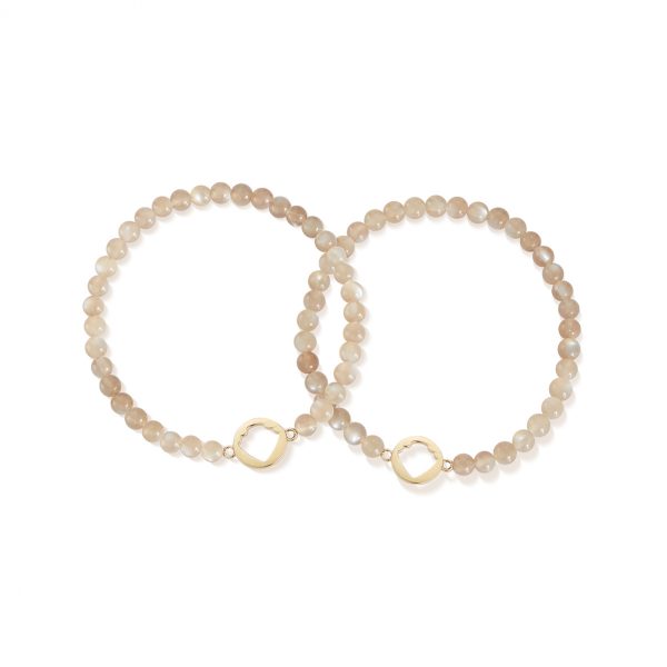Two Moonstone Bracelets — by Purvi Padia for Project Lioness benefitting UNICEF