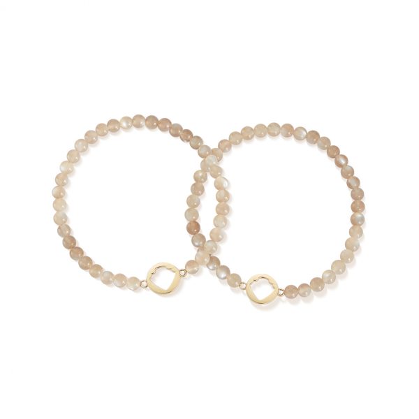 Two Moonstone Bracelets — by Purvi Padia for Project Lioness benefitting UNICEF
